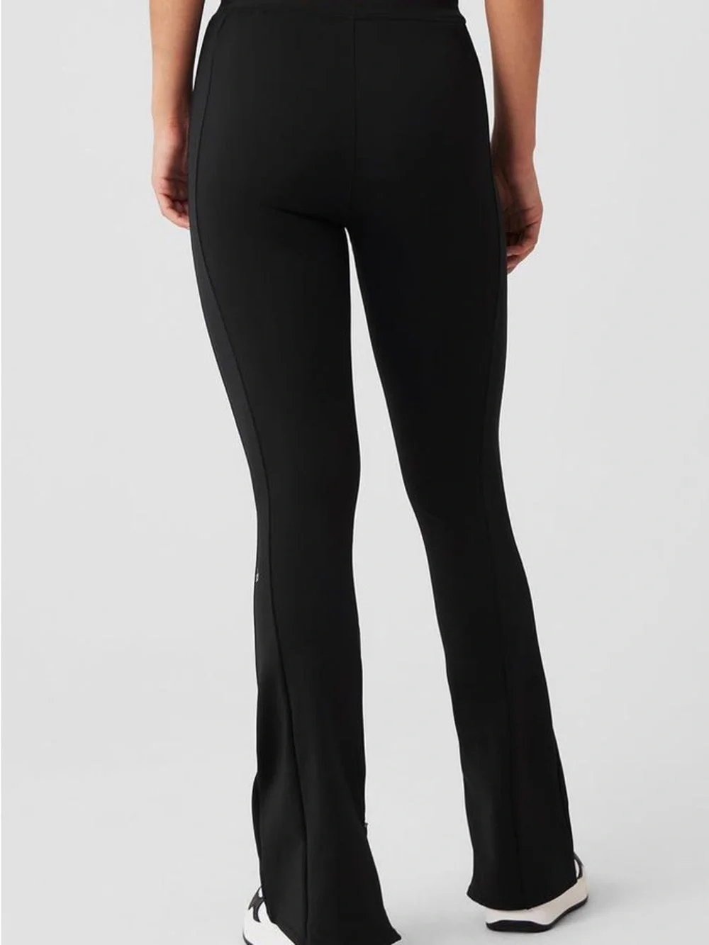 ALO High-Waist Zip-it Flare Leggings - Black